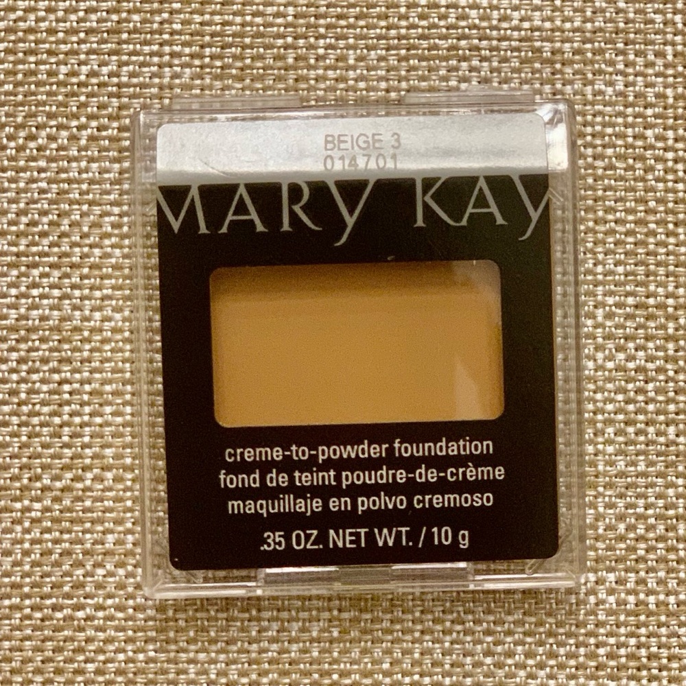 Set of 2 Mary Kay cream-to-powder foundation-Beige 3